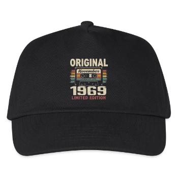 November 1969 Gift November 1969 - Kids’ Baseball Cap - black - Front