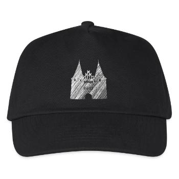 Landmark Lübeck: Holsten Gate Graphic White - Kids’ Baseball Cap - black - Front