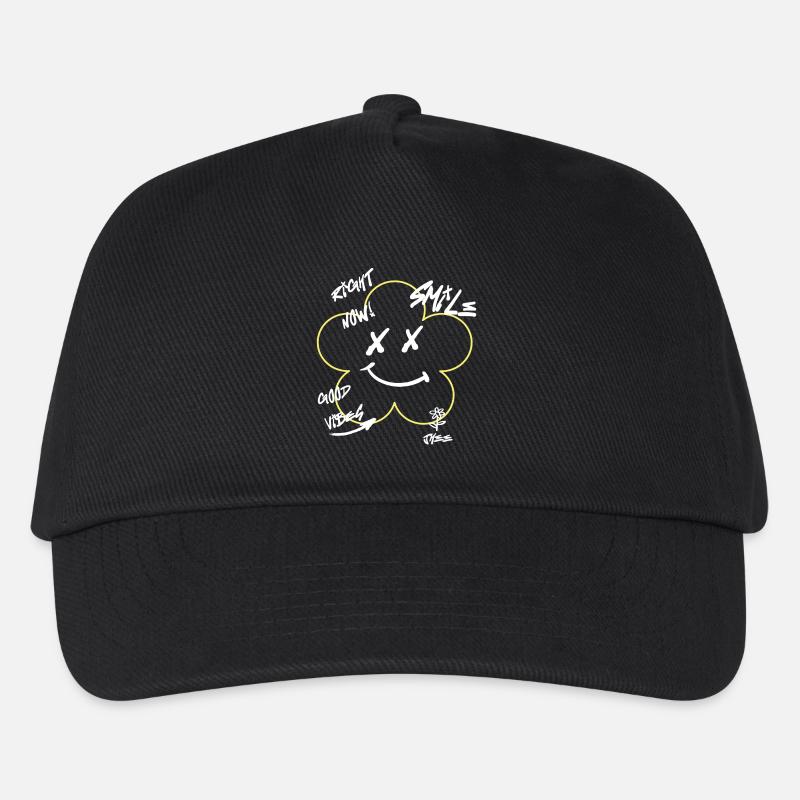 Urban Flower - Kinder Basecap - Schwarz