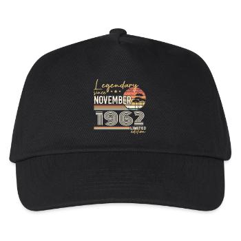 November 1962 - Kids’ Baseball Cap - black - Front