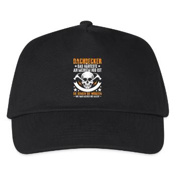 Le couvreur le plus dur - Casquette de baseball Enfant - noir - Devant
