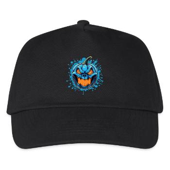 ANGRY PUMPKIN - Kids’ Baseball Cap - black - Front