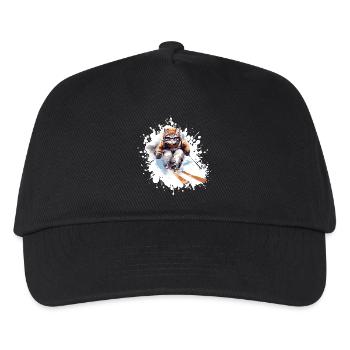 Cat Ski Skiing - Kids’ Baseball Cap - black - Front