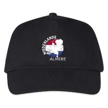 Almere - Kinder Basecap - Schwarz - Vorne