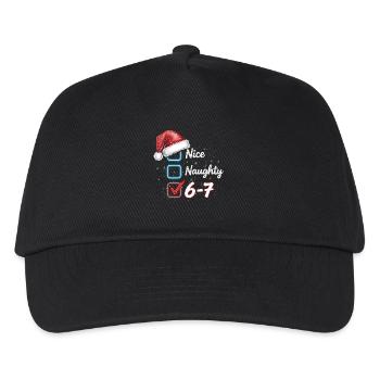 Nice Naughty 6-7 - Kids’ Baseball Cap - black - Front