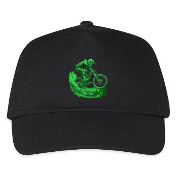 MTB - Kinder Basecap - Schwarz - Vorne