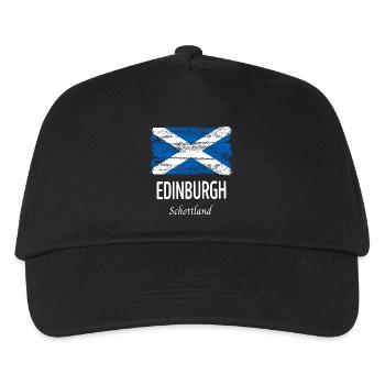 Edinburgh - Kinder Basecap - Schwarz - Vorne