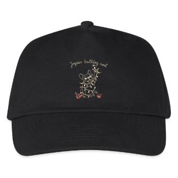 BULLDOGGE NOEL - Kinder Basecap - Schwarz - Vorne