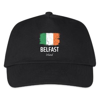 Belfast - Kinder Basecap - Schwarz - Vorne
