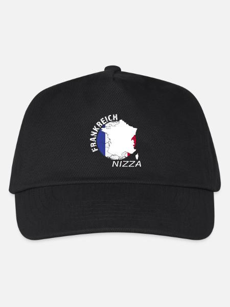 Nizza - Kinder Basecap - Schwarz