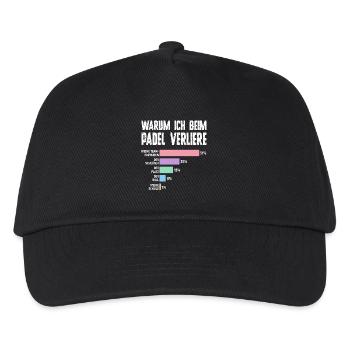 Bad Loser - Padel Humor for Women - Kids’ Baseball Cap - black - Front