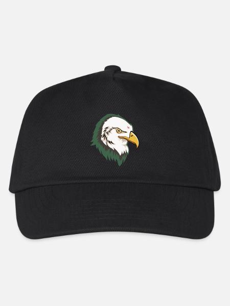 Eagle Head - Kinder Basecap - Schwarz