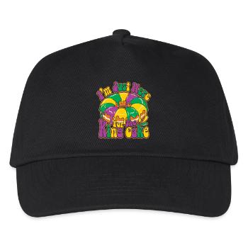 King Cake Mardi Gras - Kids’ Baseball Cap - black - Front