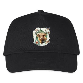 Highland cattle - Kids’ Baseball Cap - black - Front
