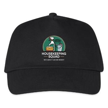 Conception de nettoyage amusante - Casquette de baseball Enfant - noir - Devant