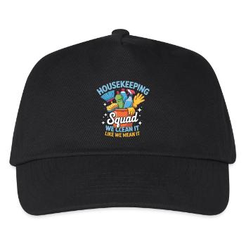 Conception de nettoyage amusante - Casquette de baseball Enfant - noir - Devant