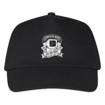 Je suis un nerd informatique root - Casquette de baseball Enfant - noir - Devant