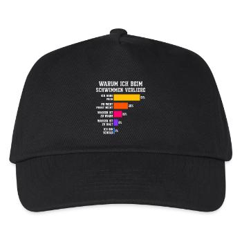 Why I lose at swimming Swimming - Kids’ Baseball Cap - black - Front