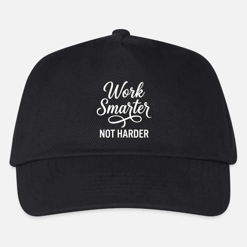 Work Smarter Not Harder - Efficiency Strategy - Kids’ Baseball Cap - black