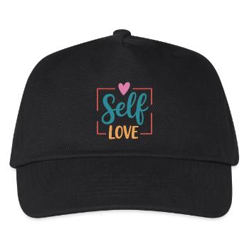 Self Love - Kids’ Baseball Cap - black - Front