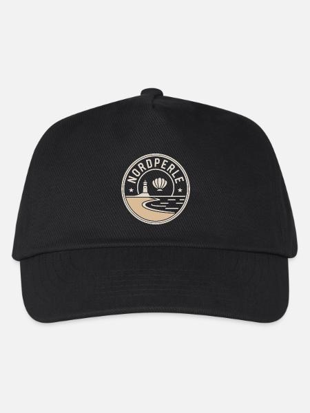 Nordperle Hamburg Nordsee Ostsee Norddeutsch Deern - Kinder Basecap - Schwarz