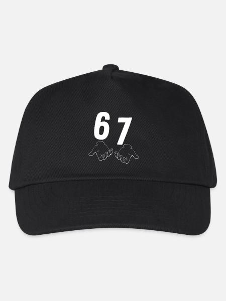 67 Six Seven - Kinder Basecap - Schwarz