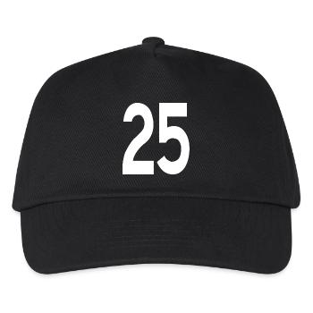 Friendly Beginnings 25 - Kids’ Baseball Cap - black - Front