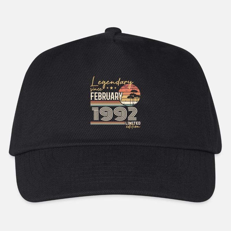 Februar 1992 Jubiläum 1992 Legends Februar - Kinder Basecap - Schwarz