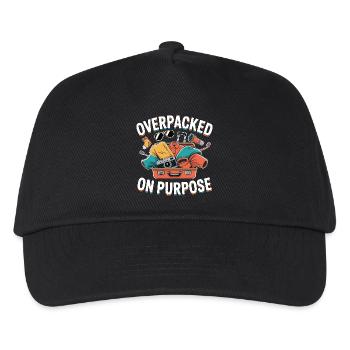 Meilleure citation pour un routard : Hommes et femmes sachent - Casquette de baseball Enfant - noir - Devant