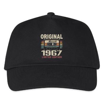 March 1967 Vintage March 1967 - Kids’ Baseball Cap - black - Front