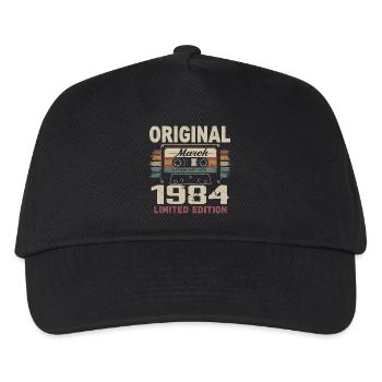 March 1984 Vintage March 1984 - Kids’ Baseball Cap - black - Front