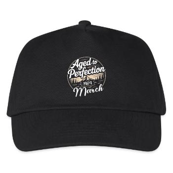 Birthday present march 1984 - Kids’ Baseball Cap - black - Front