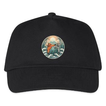 Arts martiaux de Kung Fu - Casquette de baseball Enfant - noir - Devant