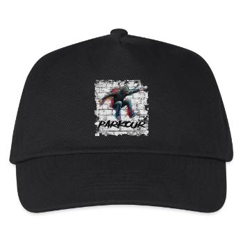 Parkour - Kids’ Baseball Cap - black - Front
