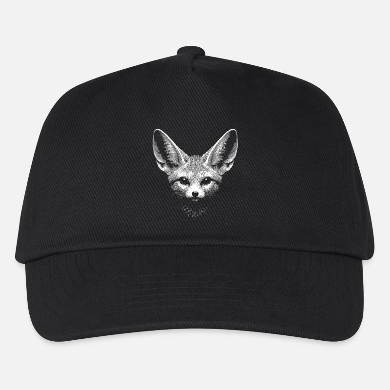 Fennek - Kinder Basecap - Schwarz