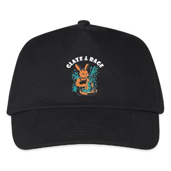 Glaze & Rage - Punk Bunny - Kids’ Baseball Cap - black - Front