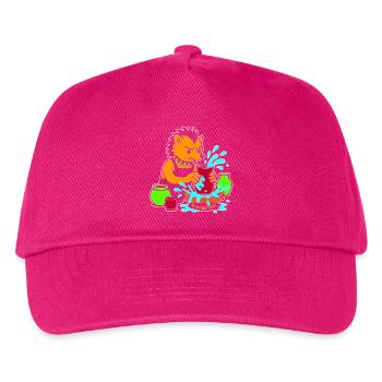 Pottery Pup Splash - Kids’ Baseball Cap - fuchsia - Front