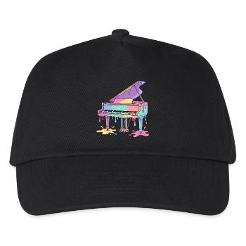 Piano - Casquette de baseball Enfant - noir - Devant
