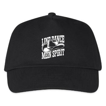 Linedance Cowboy Spirit - Kinder Basecap - Schwarz - Vorne