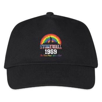 Pride Month LGBT – Stonewall 1969 - Kinder Basecap - Schwarz - Vorne