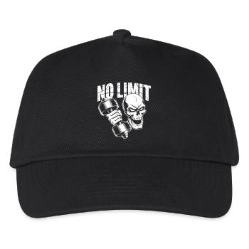 No Limit Gym - Kids’ Baseball Cap - black - Front