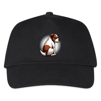 Jack Russel terrier Jack russel Besitzer Jacky - Kinder Basecap - Schwarz - Vorne