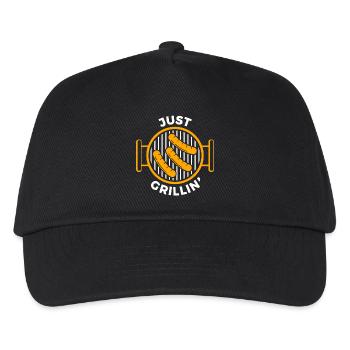 Just Grillin' BBQ Sausages - Kids’ Baseball Cap - black - Front
