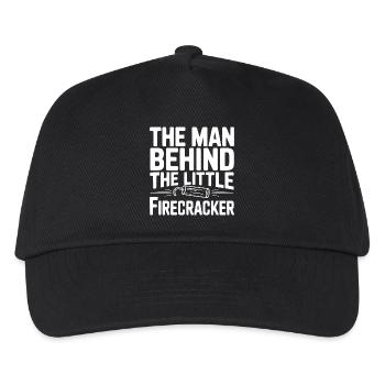 The Man Behind The Little Firecracker - Kids’ Baseball Cap - black - Front