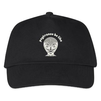 Psytrance be like - Psy Trance Humor rave music - Kids’ Baseball Cap - black - Front