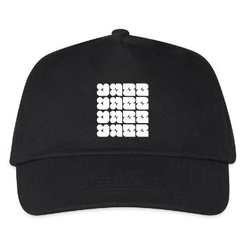 Logo der modernen Jazzmusik - Kinder Basecap - Schwarz - Vorne