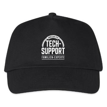 Tech Support Gear Tee - Kids’ Baseball Cap - black - Front