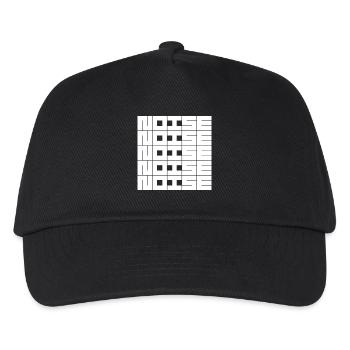 Logo de la grille de bruit - Casquette de baseball Enfant - noir - Devant