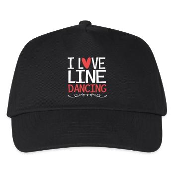 Danse en ligne - Casquette de baseball Enfant - noir - Devant