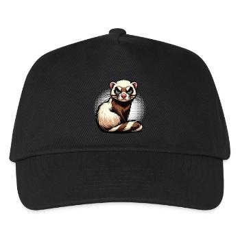 ferret ferret holder ferret owner - Kids’ Baseball Cap - black - Front